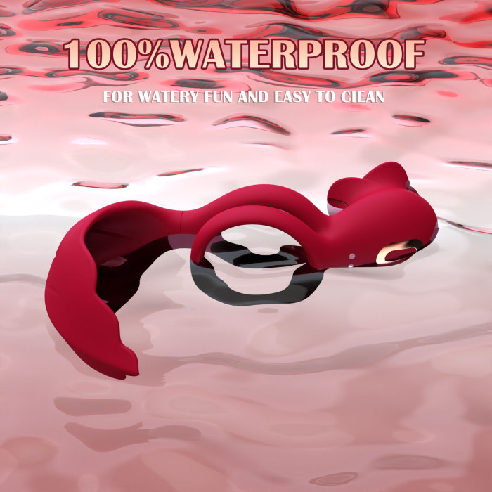 Eveandlove™ Waterproof Dual-Stimulation Cock Ring – 12 Vibration Modes for Enhanced Pleasure