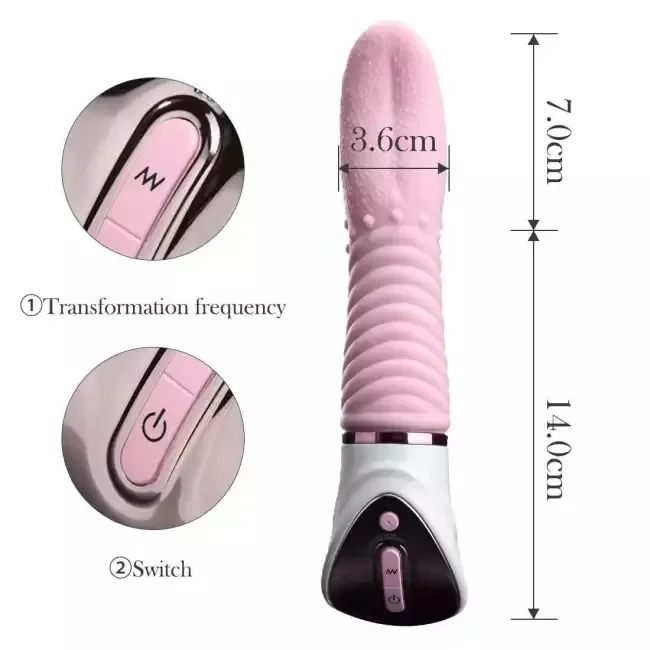 Realistic ​High-Quality Silicone Soft Clitoral Tongue Vibrator