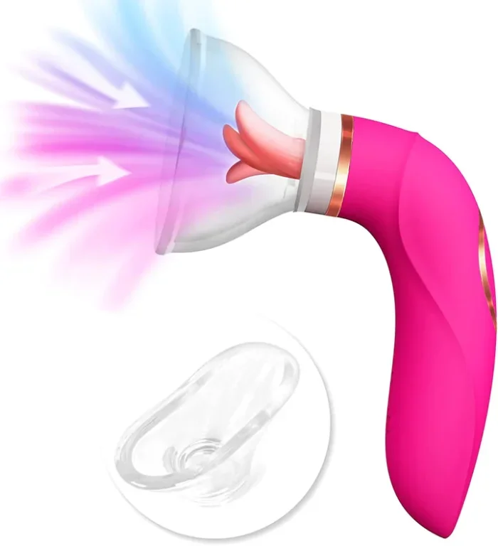 Eveandlove™ Clitoral Sucking Vibrator Sex Toys with 8 Sucking and 5 Licking Vibrations