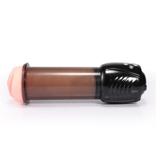 18X Vibrating Sucking Moan 3D Realistic Pussy Masturbator Cup