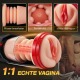 Blowjoblove™ CLIMBER 4 IN 1 Erektion Cup Masturbator 5 Stoßen + 5 Saugen 10 Vibrie