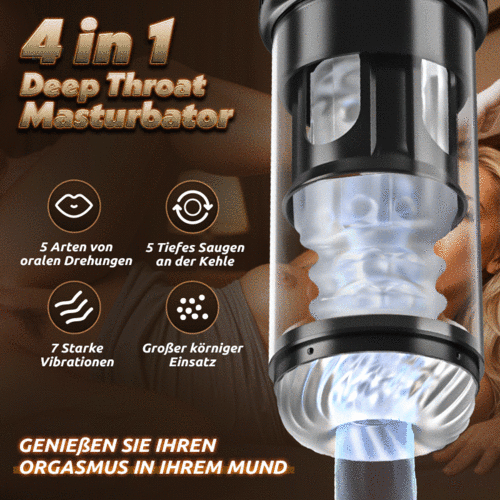 Blowjoblove™ 5 Rotierend 5 Lutschend 7 Vibrierend Masturbation & Training 2 IN 1