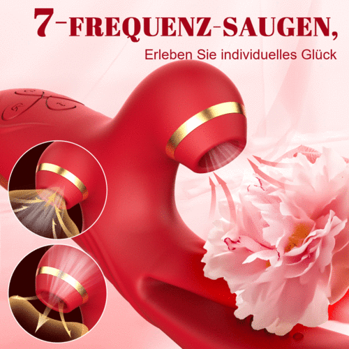 Blowjoblove™ 3 Schieben & Vibration 7 Saugen 10 Klopfen G-Punkt-Vibrator