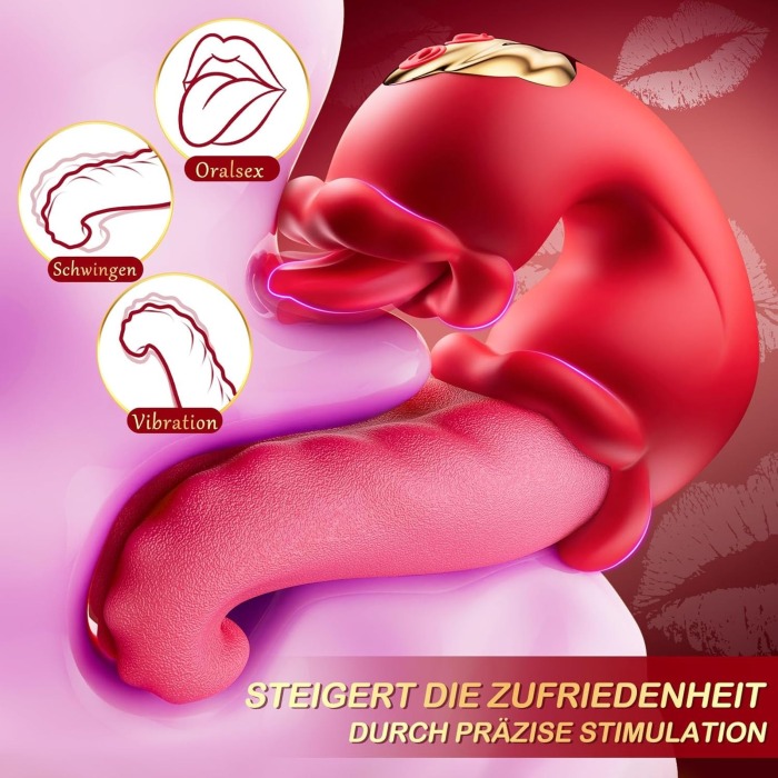 Blowjoblove™ Sex Spielzeug für die Frau 3 in 1 Vibratorensets für frauen klitoris mit 10 Swing Modus sex toy