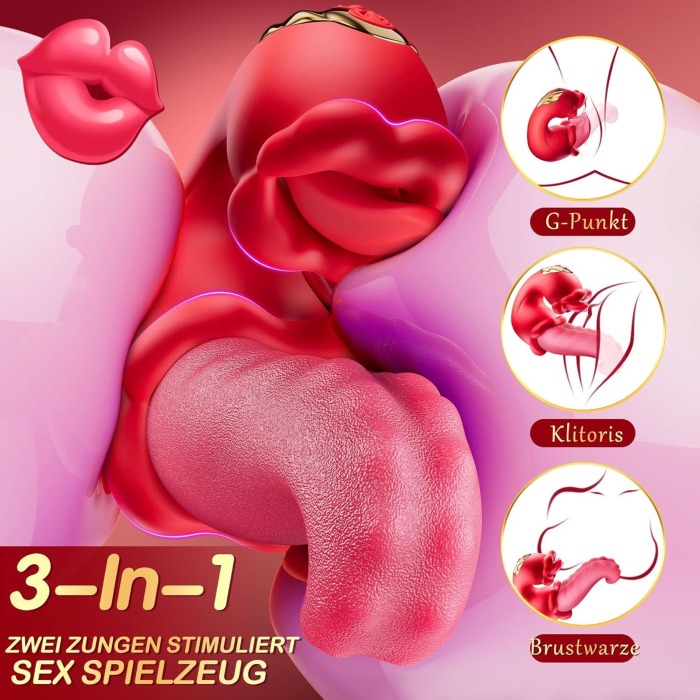 Blowjoblove™ Sex Spielzeug für die Frau 3 in 1 Vibratorensets für frauen klitoris mit 10 Swing Modus sex toy