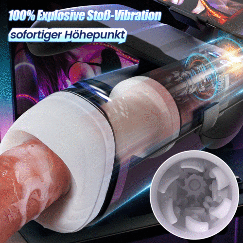 Blowjoblove™ 10-Modus Explosiver Stoß-Stroker – Immersives Gamepad-Design mit Handyhalter