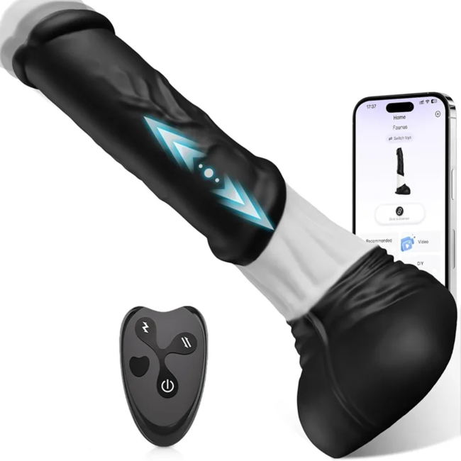 Blowjoblove™ 30CM Knoten Analplug Dilatatoren XXL Analvibratoren mit 7 kraftvolle Stoßfunktion