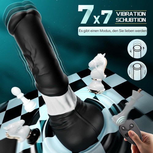 Blowjoblove™ 30CM Knoten Analplug Dilatatoren XXL Analvibratoren mit 7 kraftvolle Stoßfunktion