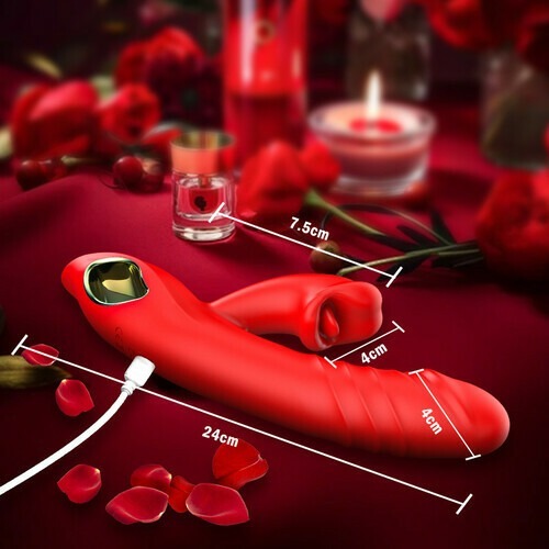 Blowjoblove™ 4-in-1-G-Punkt-Vibrator, lippenbeißende Klitorisstimulation