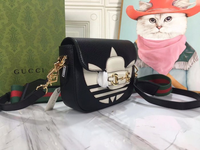 GUCCI ＆ Adidas horsebit mini bag 658574