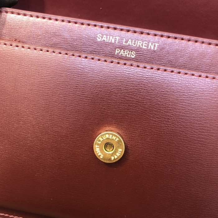 YSL SUNSET MEDIUM CHAIN BAG IN SMOOTH LEATHER