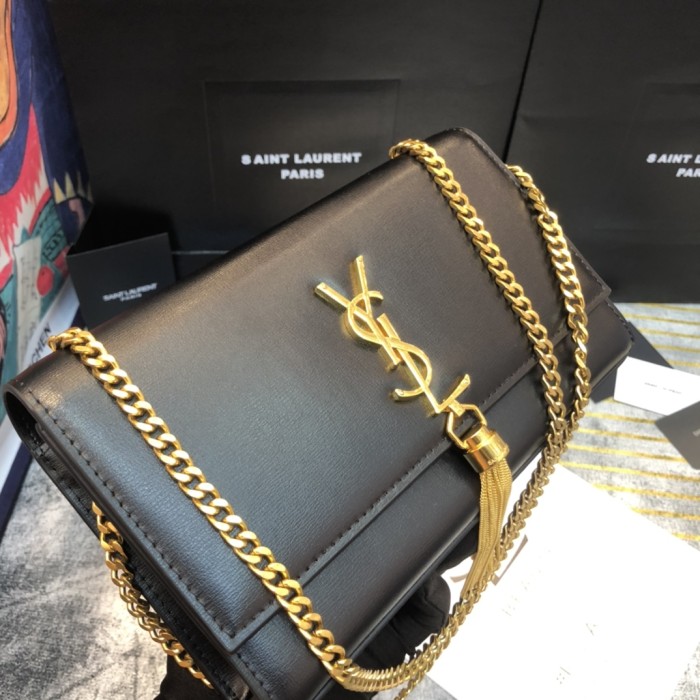 YSL KATE MEDIUM CHAIN BAG WITH TASSEL