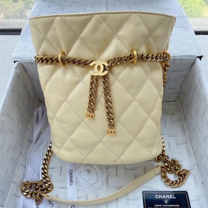 chanel1053PYD081 bucket bag