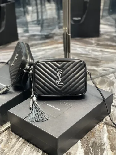 YSL LOU CAMERA BAG IN QUILTED LEATHER