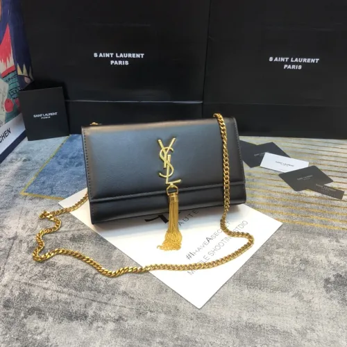YSL KATE MEDIUM CHAIN BAG WITH TASSEL