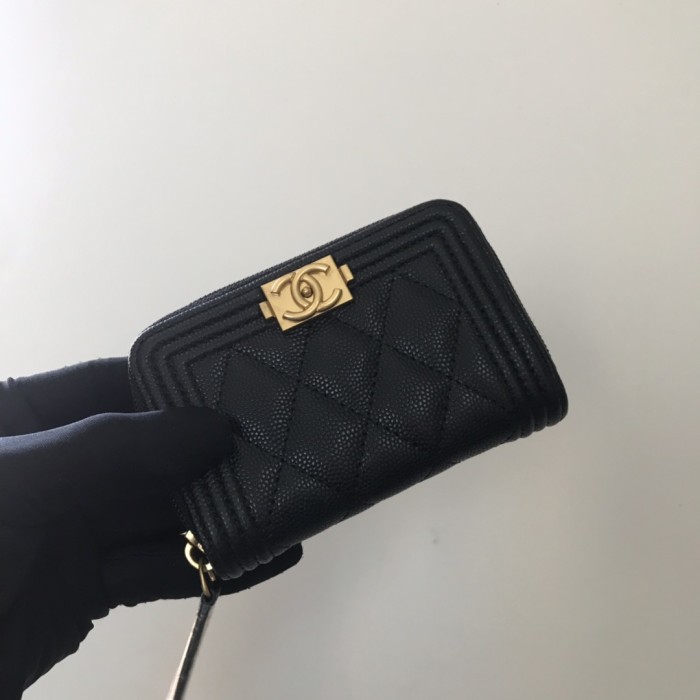 CHANEL BOY CHANEL ZIPPED COIN PURSE