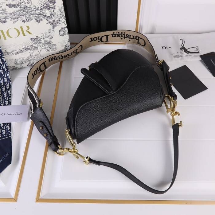 Dior Saddle bag Grained 25.5cm 6666