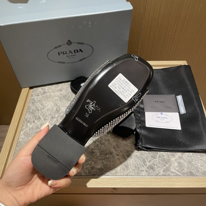 Prada shoes diamond flat bottom 1.5CM sandal 005