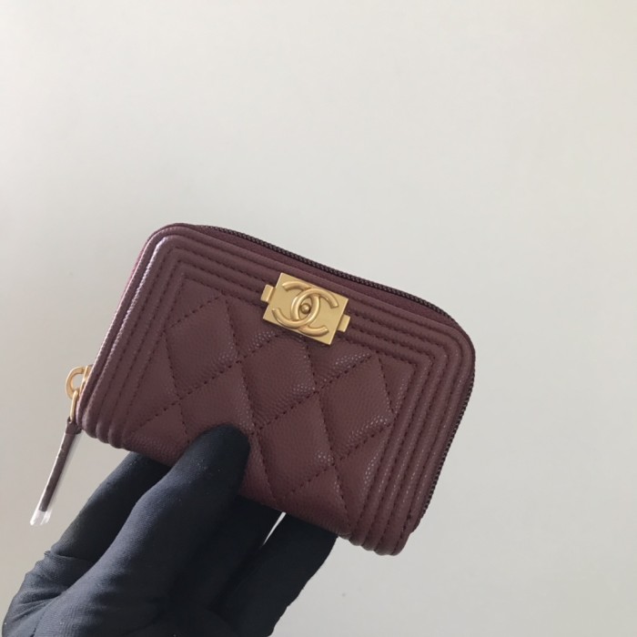 CHANEL BOY CHANEL ZIPPED COIN PURSE