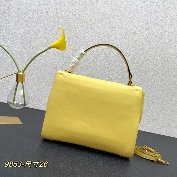 VALENTINO SMALL ONE STUD HANDBAG IN NAPPA LEATHER