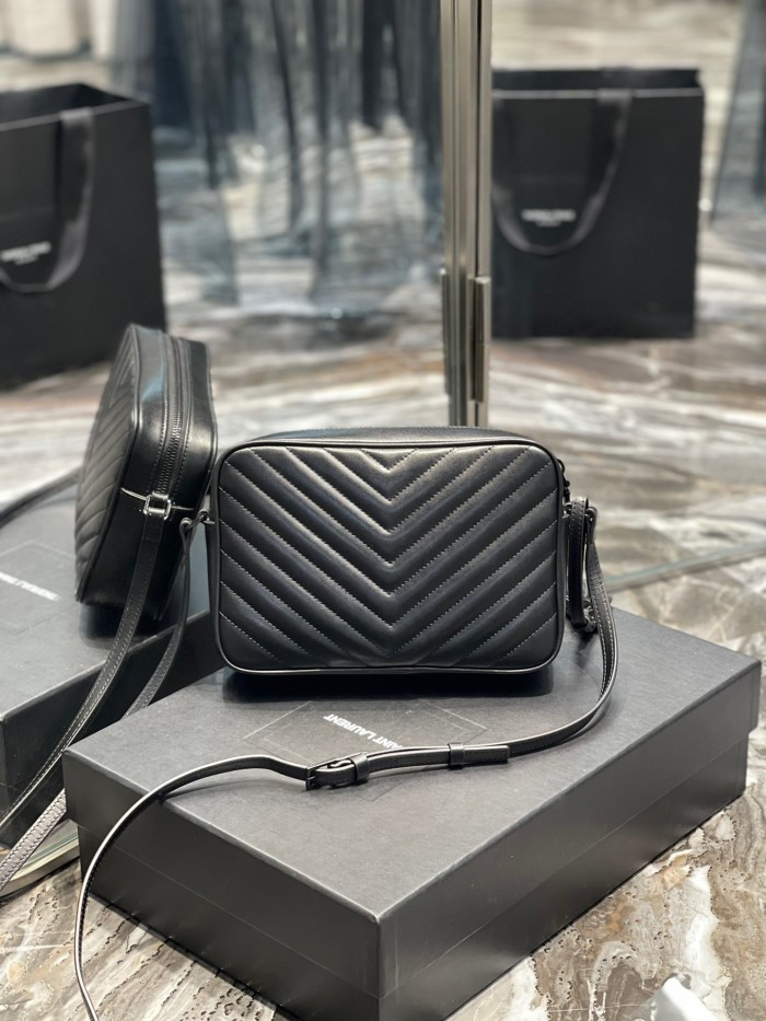 YSL LOU CAMERA BAG IN QUILTED LEATHER