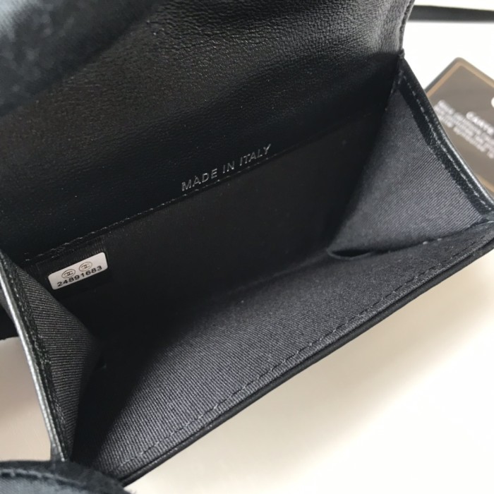 CHANEL BOY CHANEL FLAP CARD HOLDER