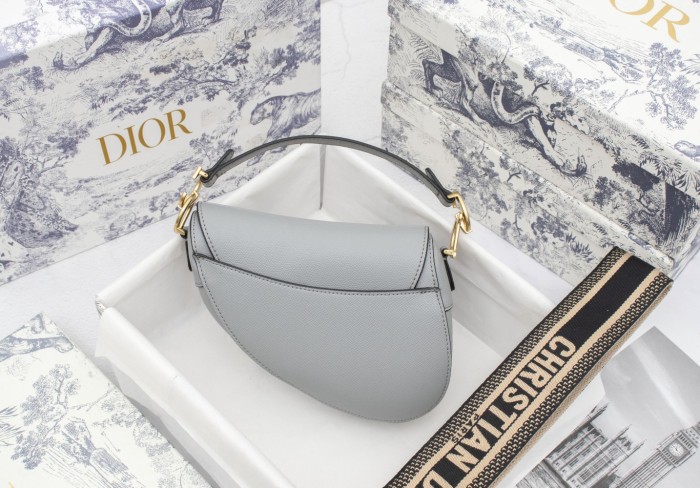 Dior Saddle bag Grained 19.5cm 6666