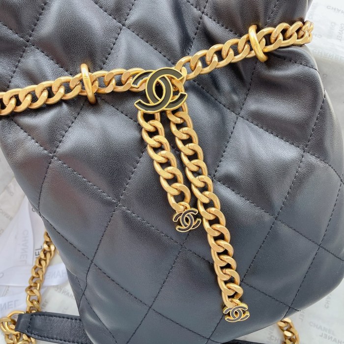 chanel1053PYD081 bucket bag