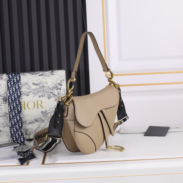 Dior Saddle bag Grained 25.5cm 6666