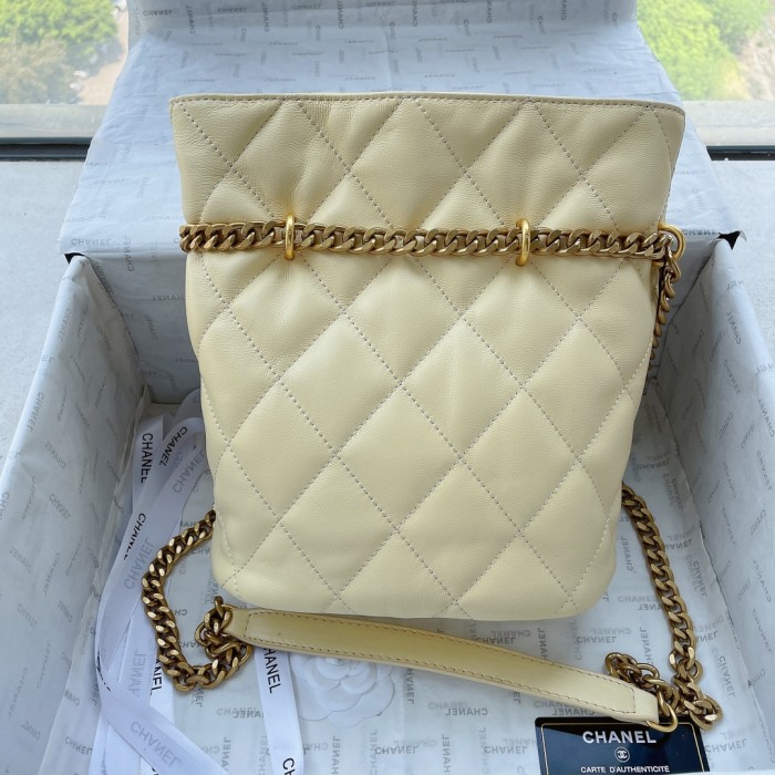 chanel1053PYD081 bucket bag
