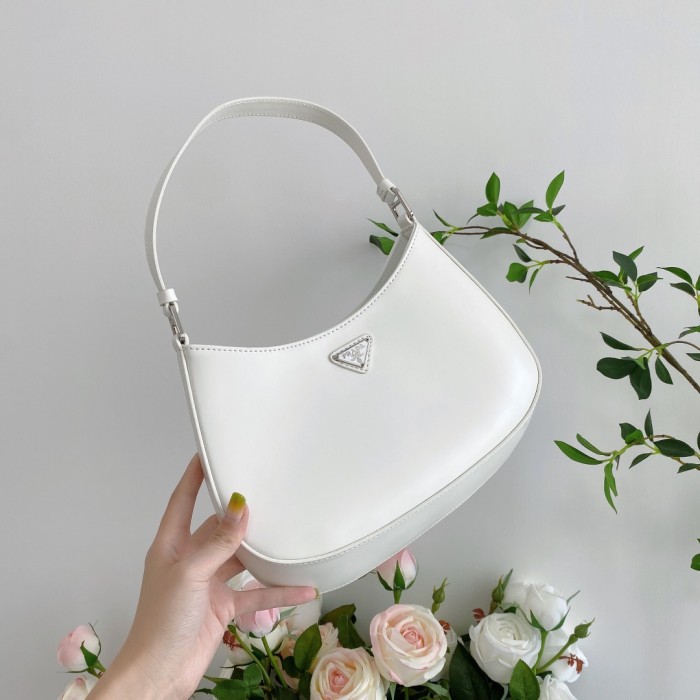Prada Cleo brushed leather shoulder bag
