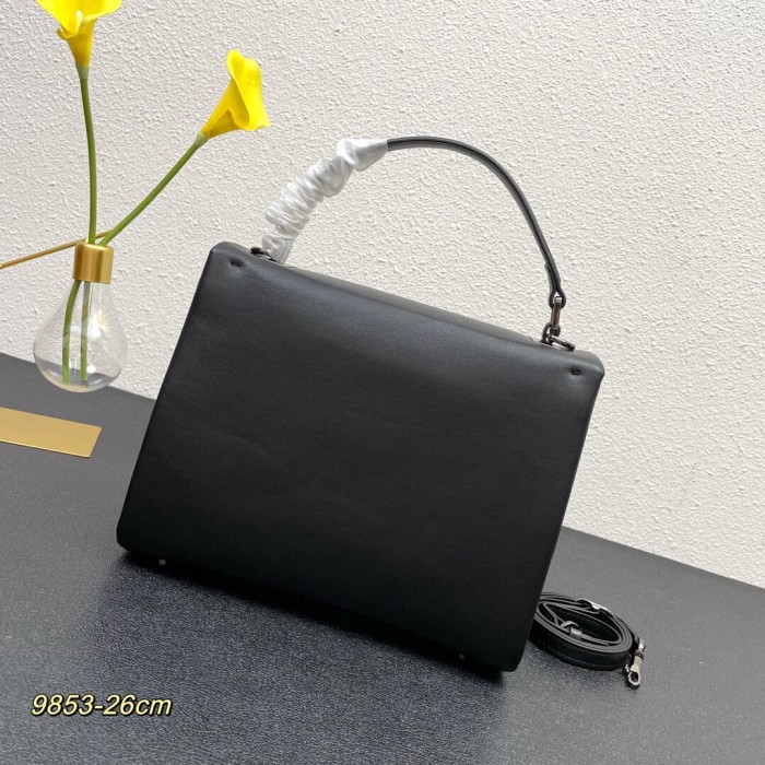 VALENTINO SMALL ONE STUD HANDBAG IN NAPPA LEATHER