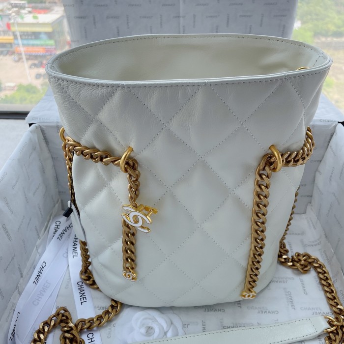 chanel1053PYD081 bucket bag
