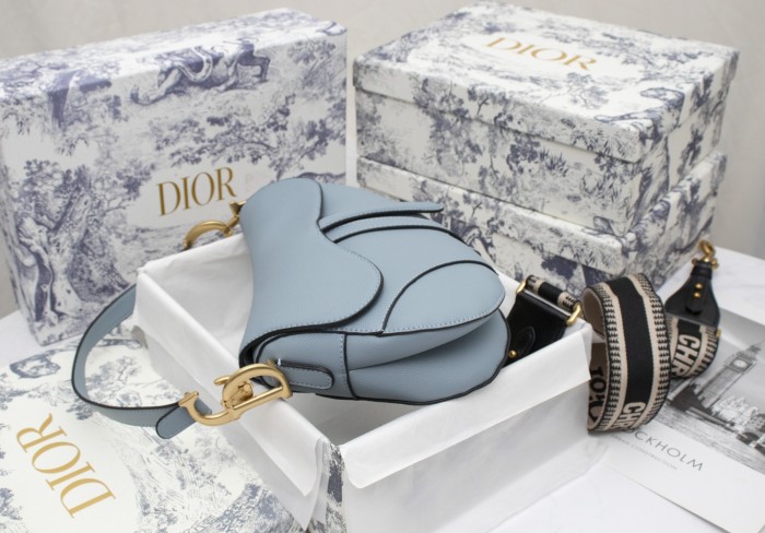 Dior Saddle bag Grained 25.5cm 6666