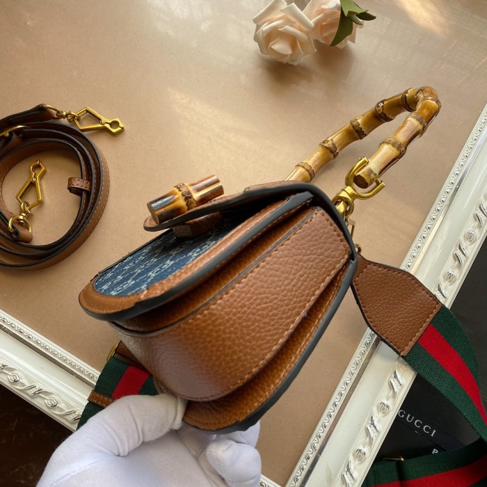 Gucci Bamboo 1947 medium top handle bag 675797 21cm