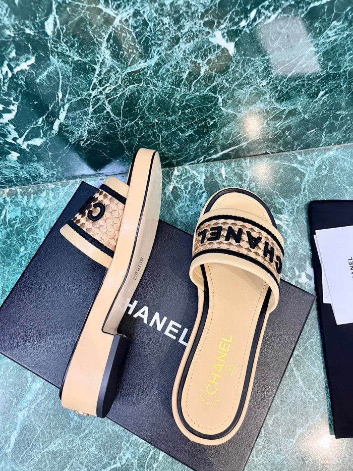 Chanel 电秀拖鞋061