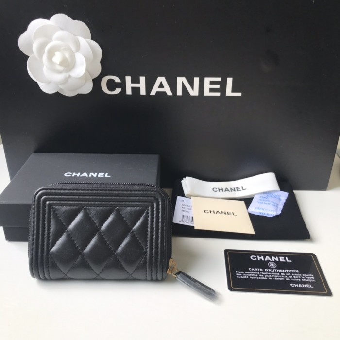 CHANEL BOY CHANEL ZIPPED COIN PURSE