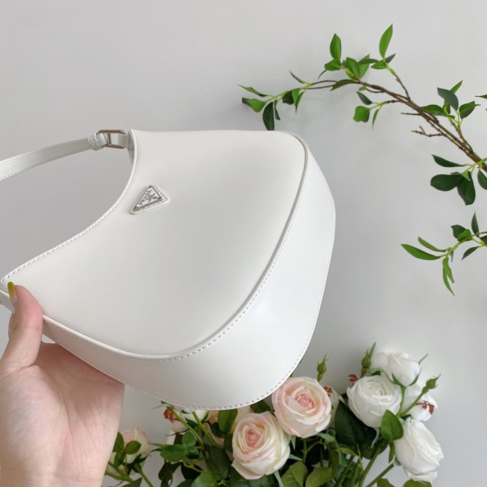 Prada Cleo brushed leather shoulder bag
