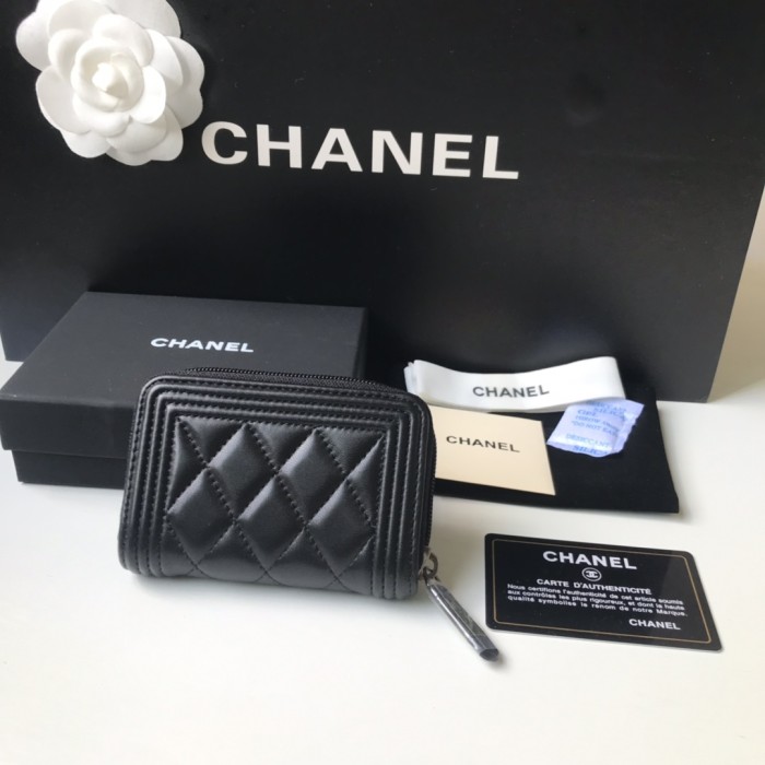 CHANEL BOY CHANEL ZIPPED COIN PURSE
