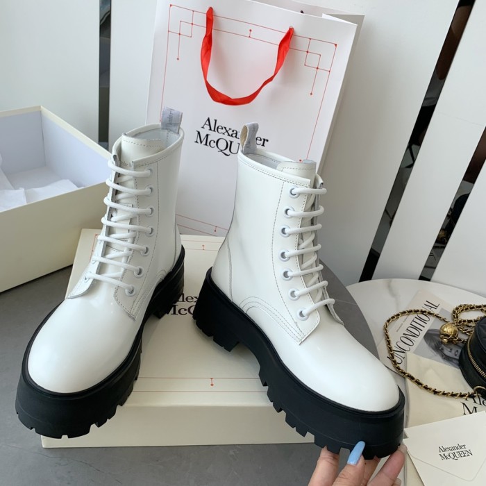 Alexander MCQueen shoes high-top with shoelace 001