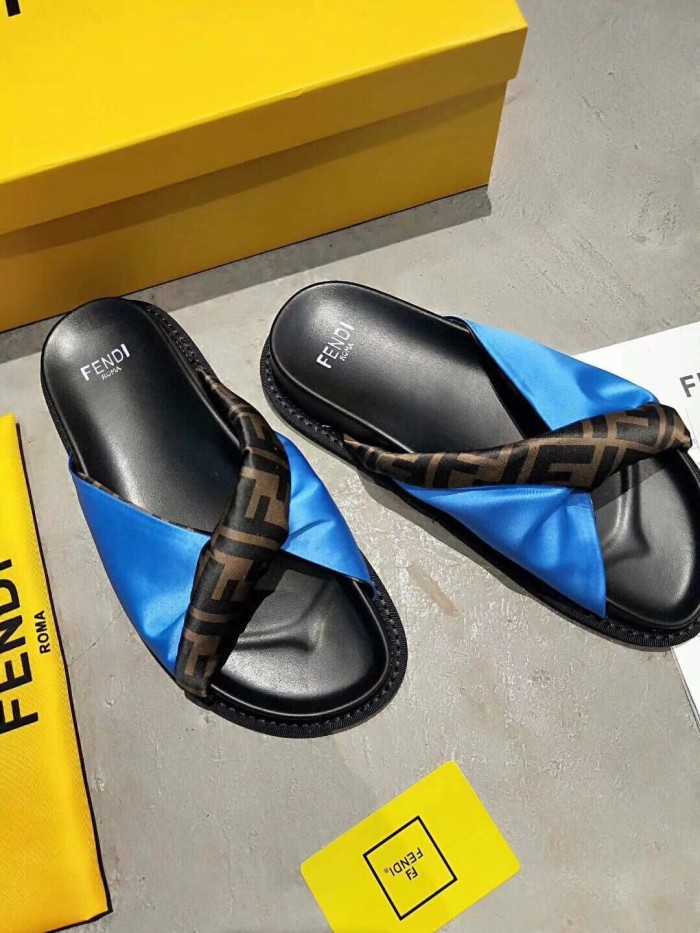 Fendi 丝巾拖002