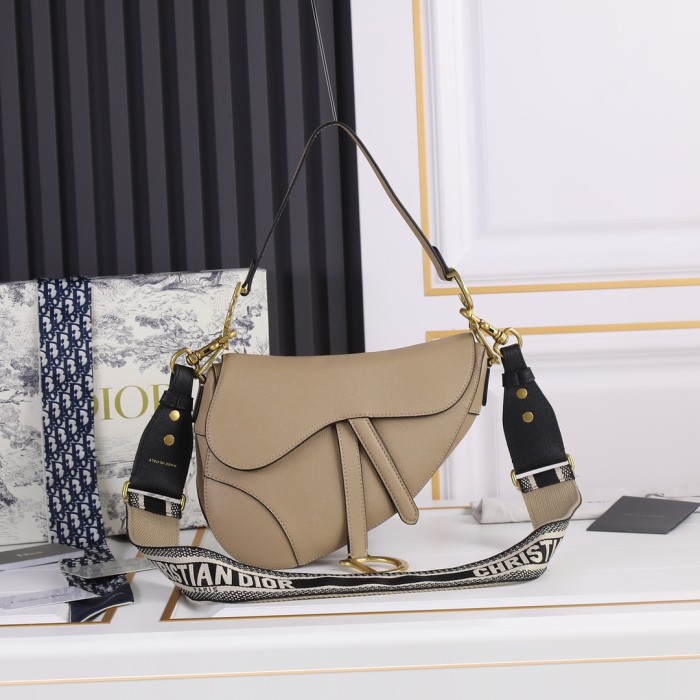 Dior Saddle bag Grained 25.5cm 6666