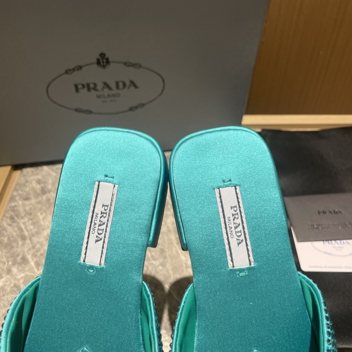 Prada shoes diamond flat bottom 1.5CM sandal 005