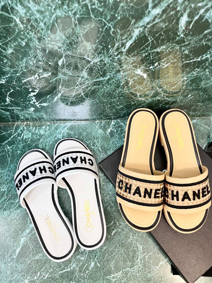 Chanel 电秀拖鞋061