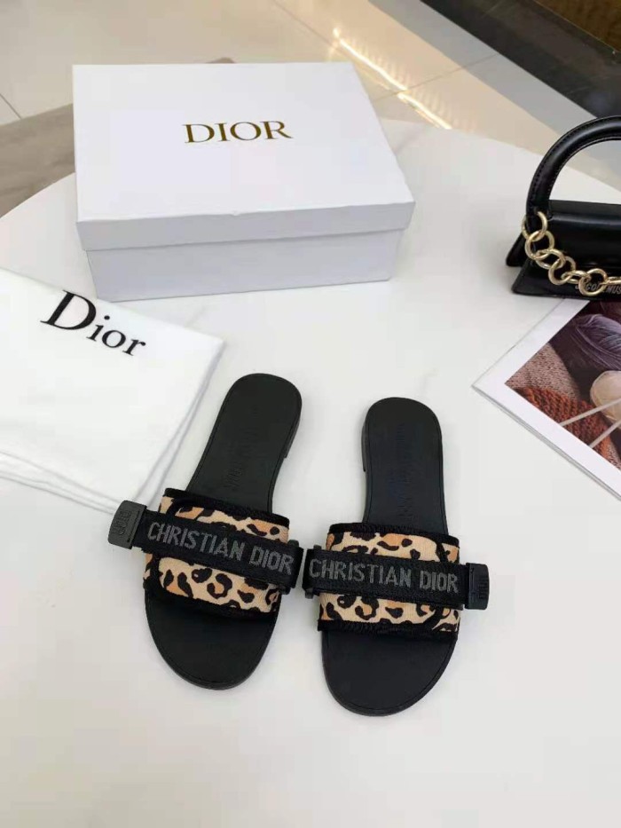 Dior 魔术贴拖鞋051