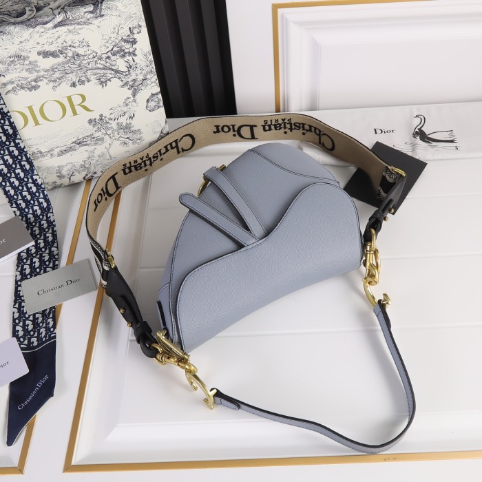 Dior Saddle bag Grained 25.5cm 6666