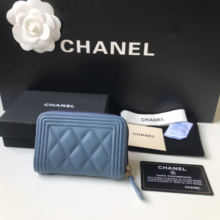 CHANEL BOY CHANEL ZIPPED COIN PURSE