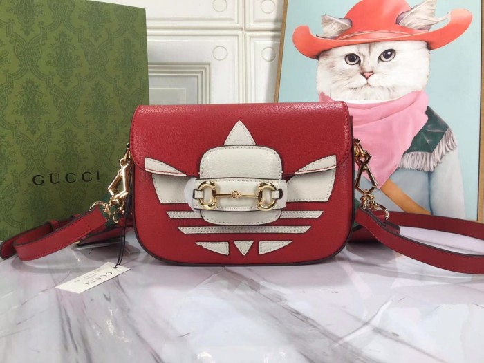 GUCCI ＆ Adidas horsebit mini bag 658574
