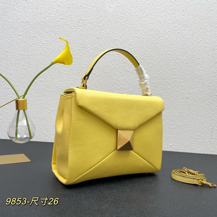 VALENTINO SMALL ONE STUD HANDBAG IN NAPPA LEATHER