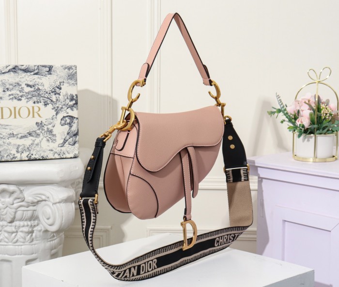 Dior Saddle bag Grained 25.5cm 6666